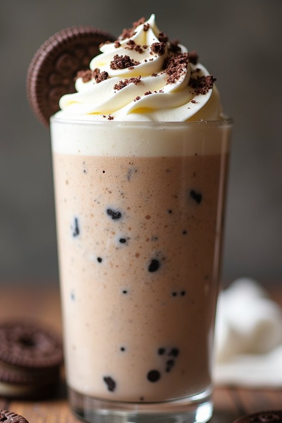 nutritious cookies and cream shake