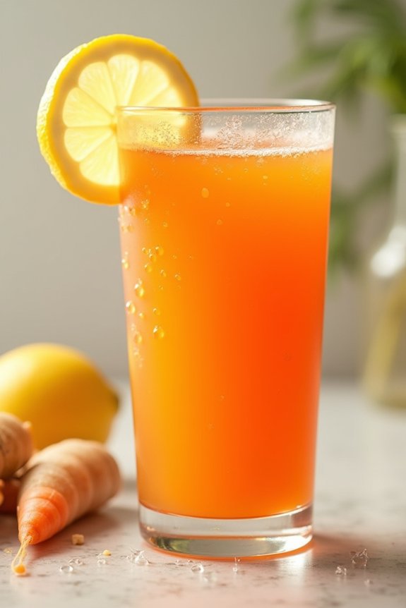 nutritious ginger carrot juice