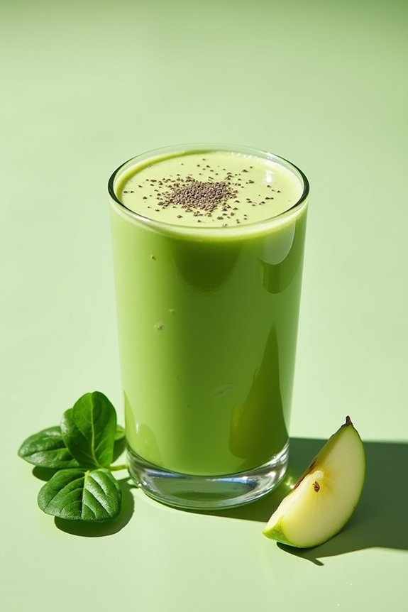 nutritious green apple shake