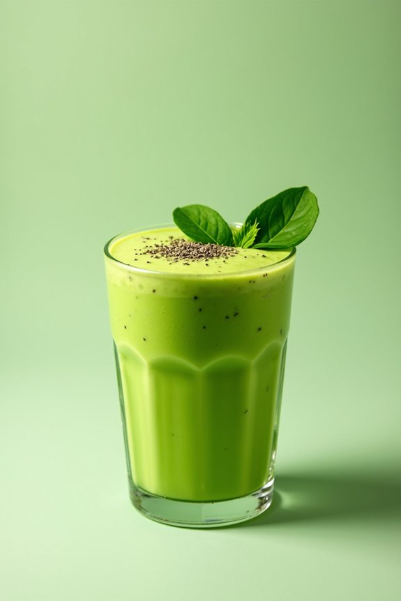 nutritious green avocado shake