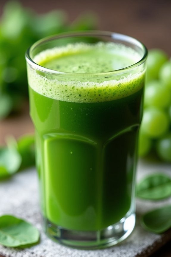 nutritious green grape juice