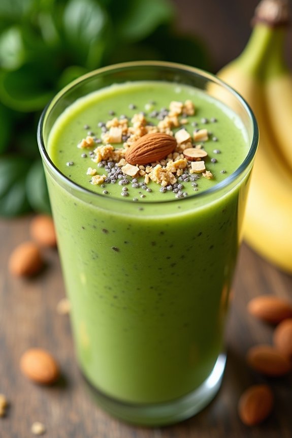 nutritious green monster smoothie
