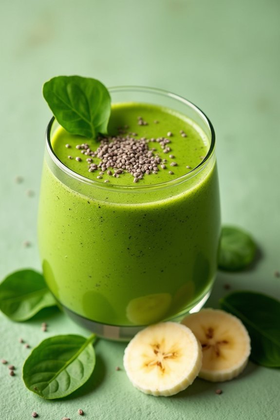 nutritious green power smoothie