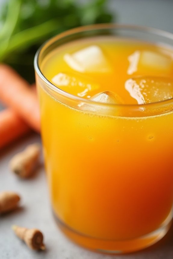 nutritious invigorating juice blend