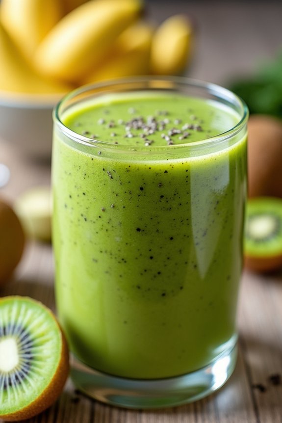 nutritious kiwi banana smoothie