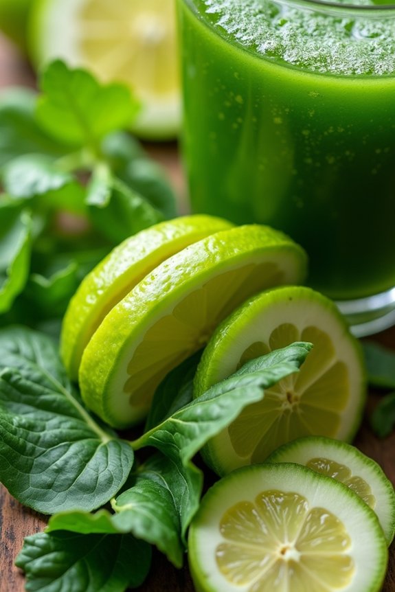 nutritious leafy green juice