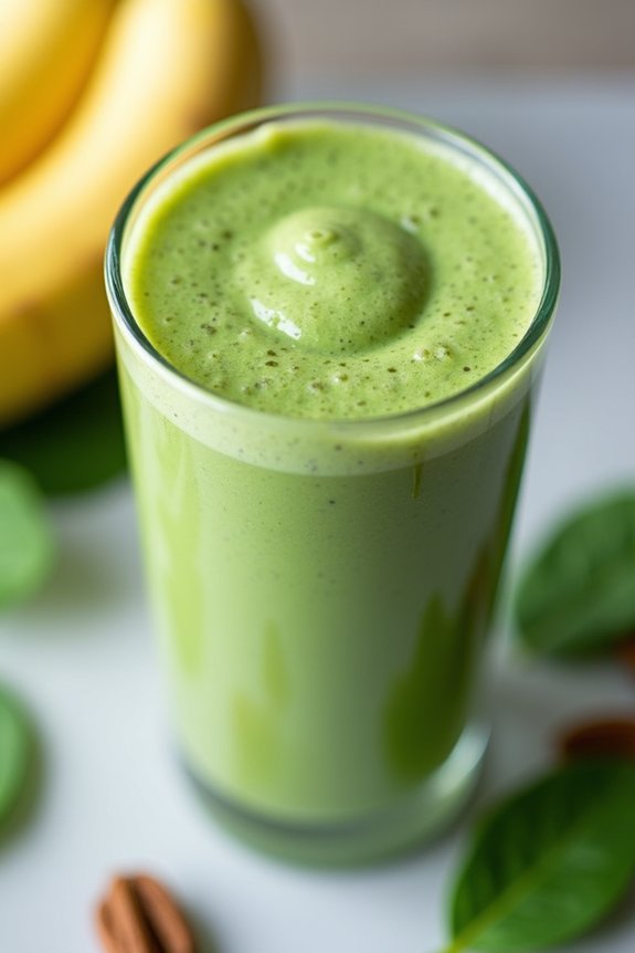 nutritious spinach banana shake