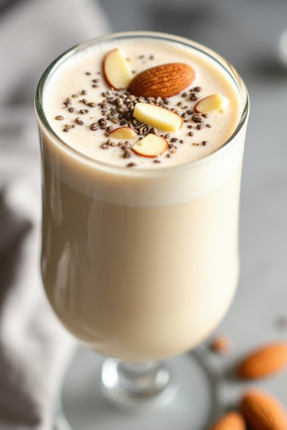 nutritious vanilla almond shake