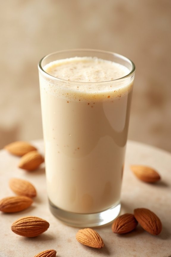 nutritious vanilla almond shake