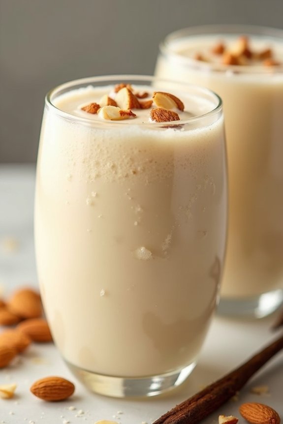 nutritious vanilla protein shake