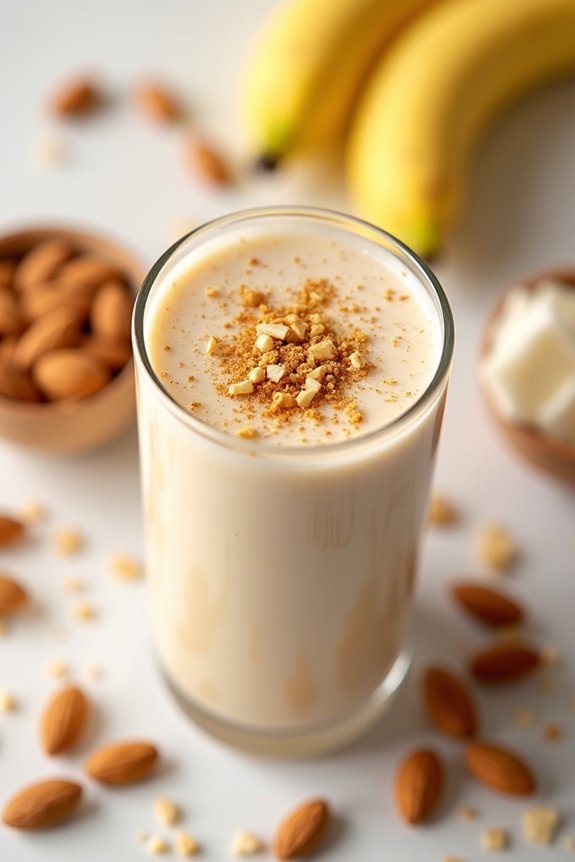 nutty creamy protein shake