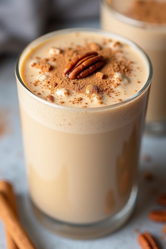 nutty maple protein shake