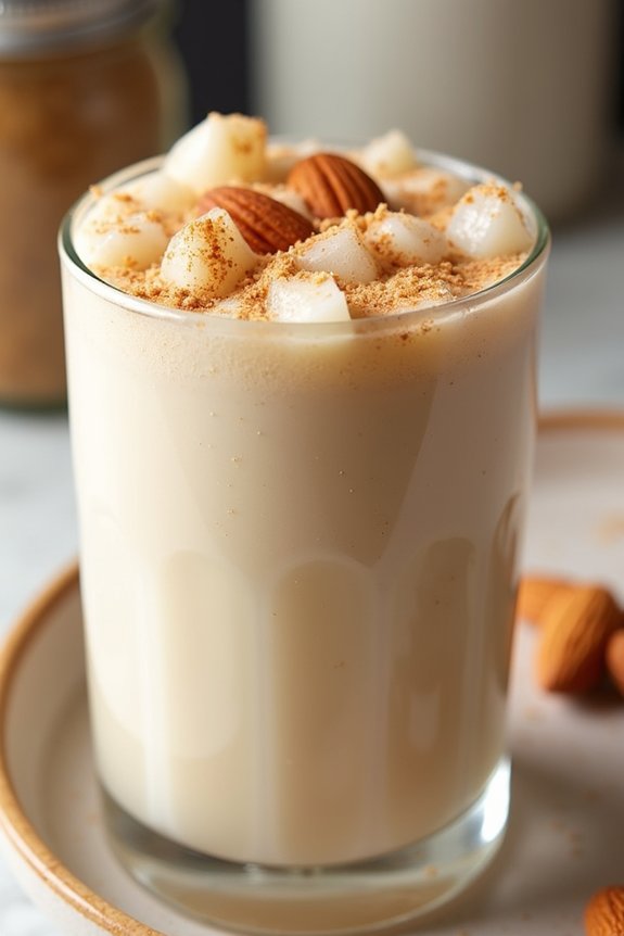 nutty vanilla protein shake