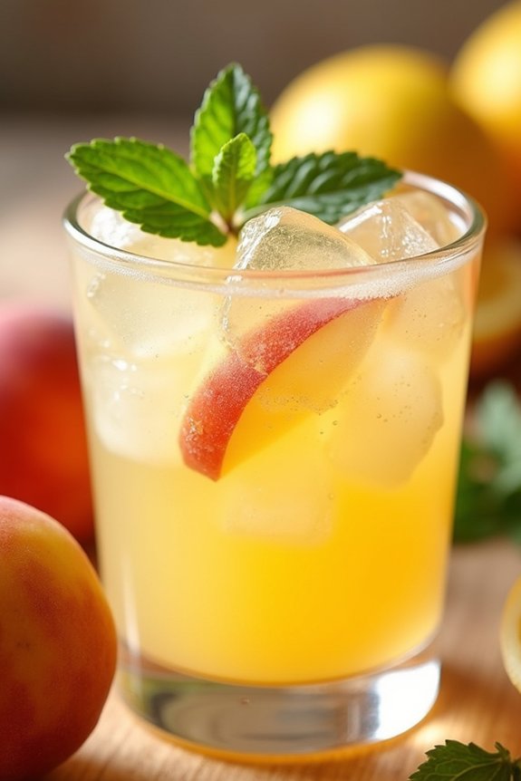 peach infused refreshing lemonade recipe