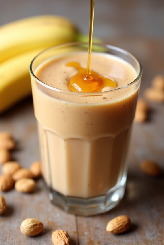 peanut butter honey protein shake