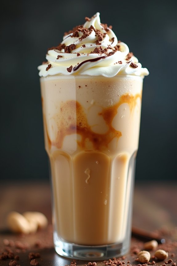 peanut butter vanilla frappuccino