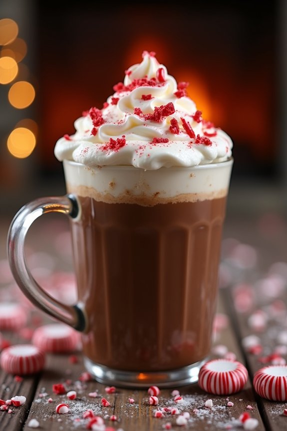 peppermint mocha winter indulgence