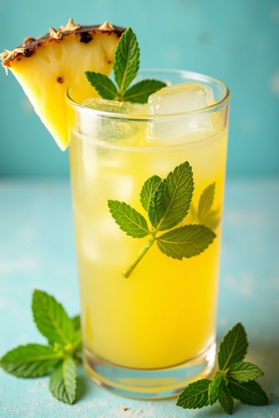 pineapple mint juice recipe