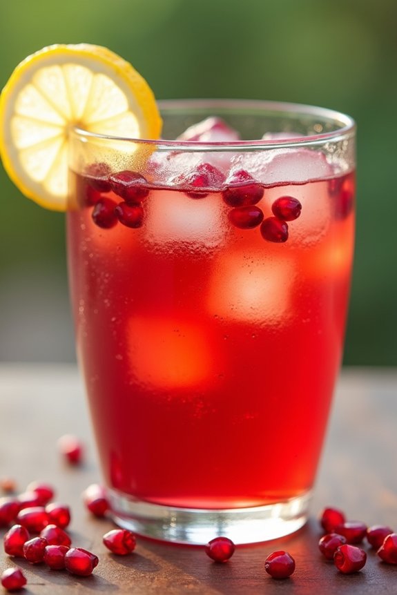 pomegranate green tea elixir