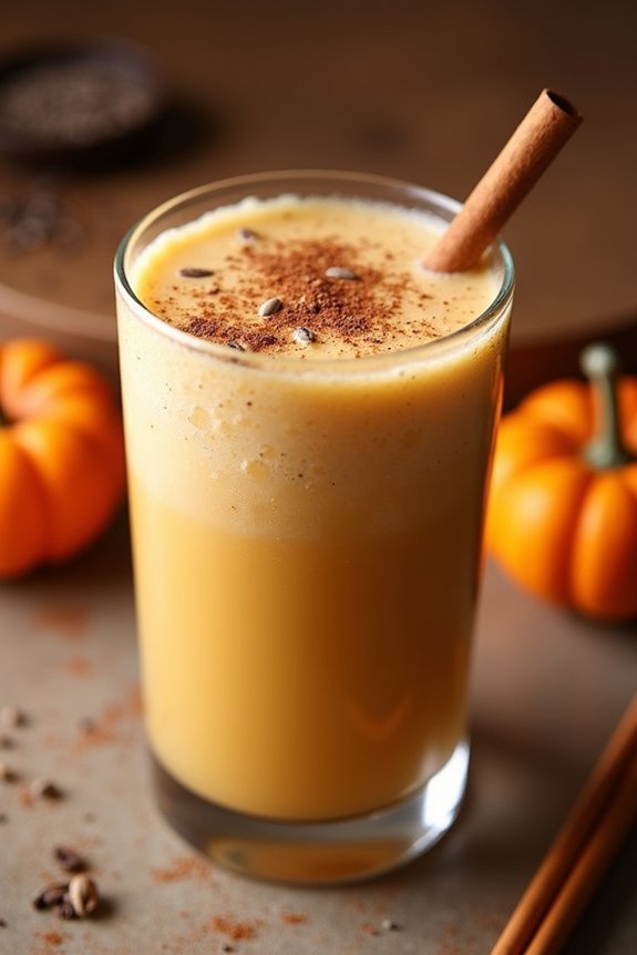 pumpkin spice chia shake