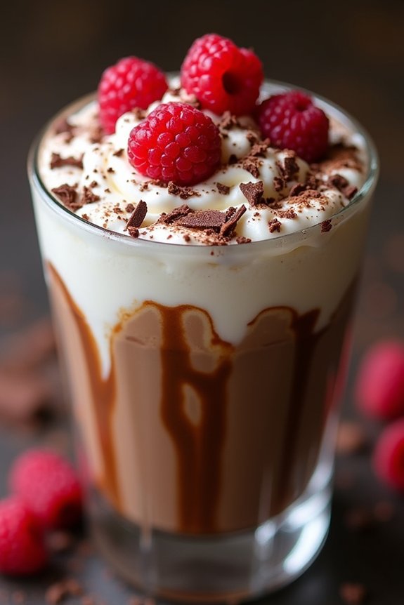 raspberry chocolate coffee delight