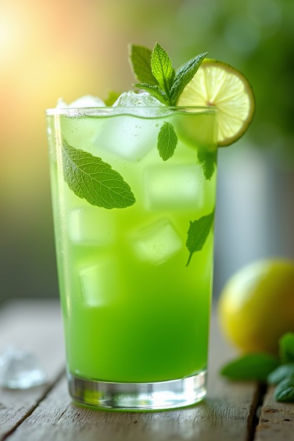 refreshing celery aloe drink