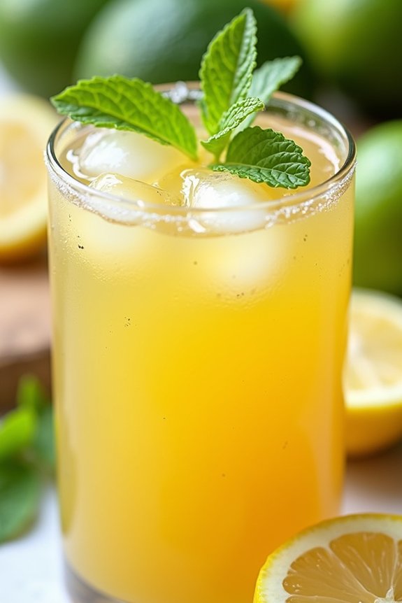 refreshing citrus green tea