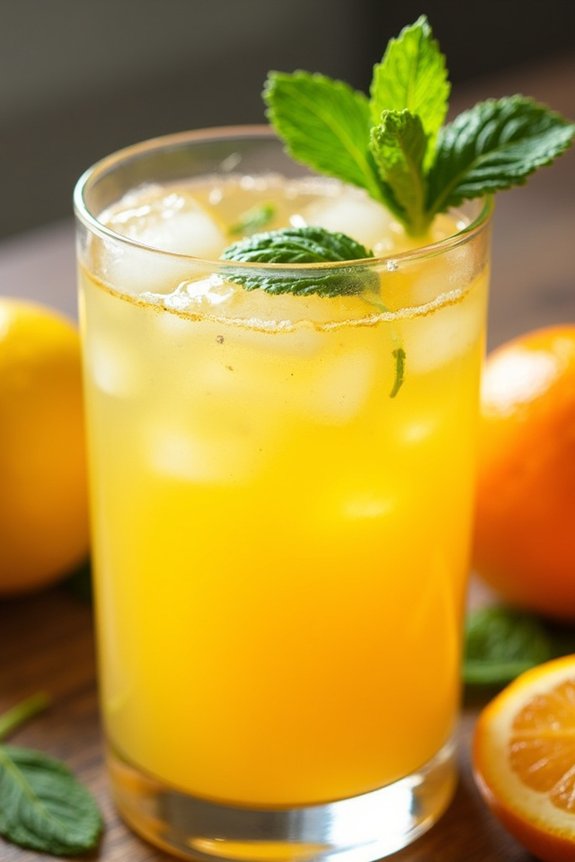 refreshing citrus honey cooler