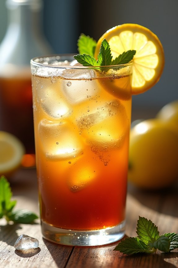 refreshing coffee lemonade fizz