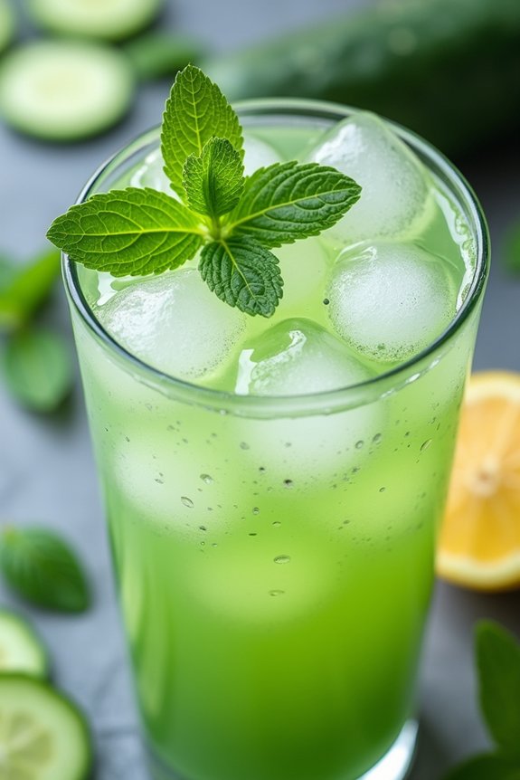 refreshing digestive health beverage