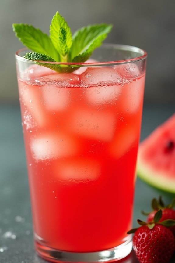 refreshing fruity summer beverage