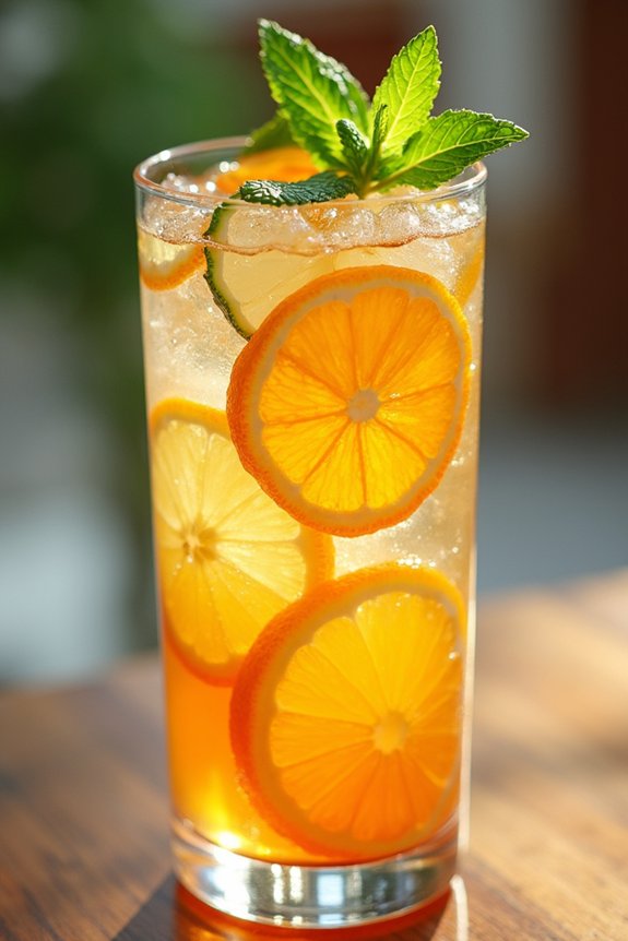 refreshing jasmine citrus beverage