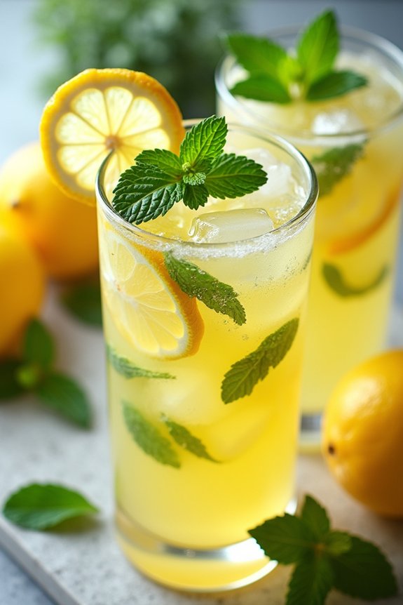 refreshing mint lemonade recipe