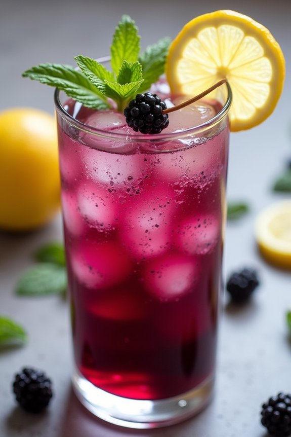 refreshing summer berry drink