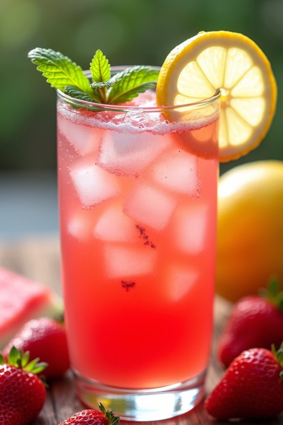 refreshing summer fruit lemonade