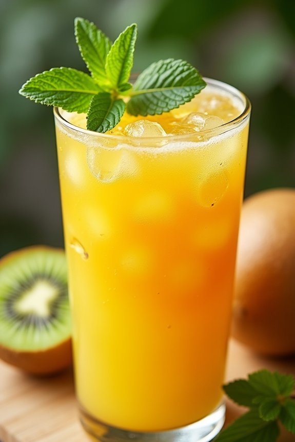 refreshing tropical fruit blend