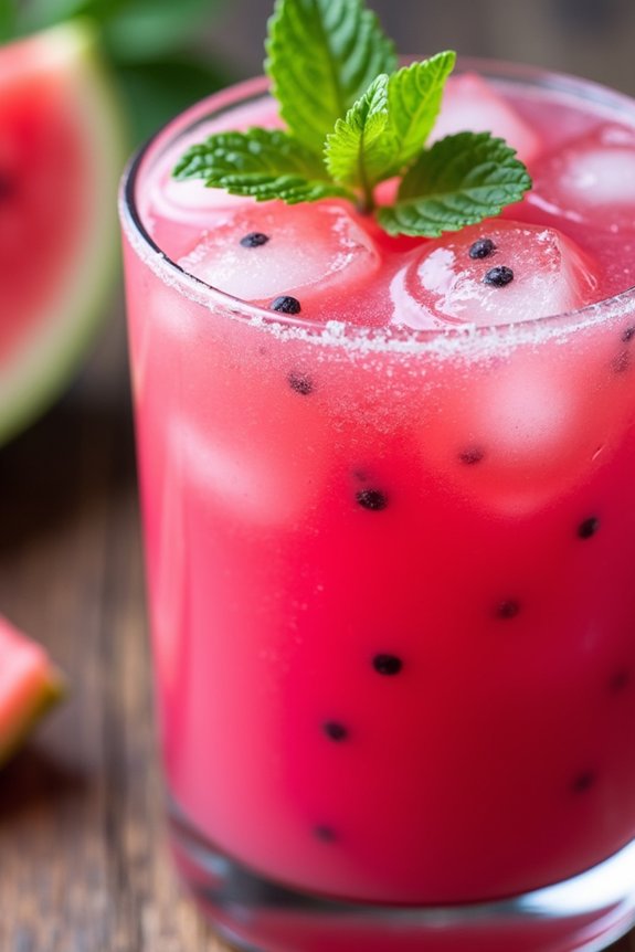 refreshing tropical fruit juice