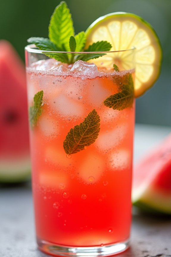 refreshing watermelon citrus drink