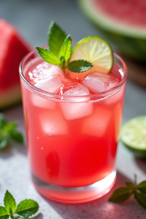 refreshing watermelon cucumber juice
