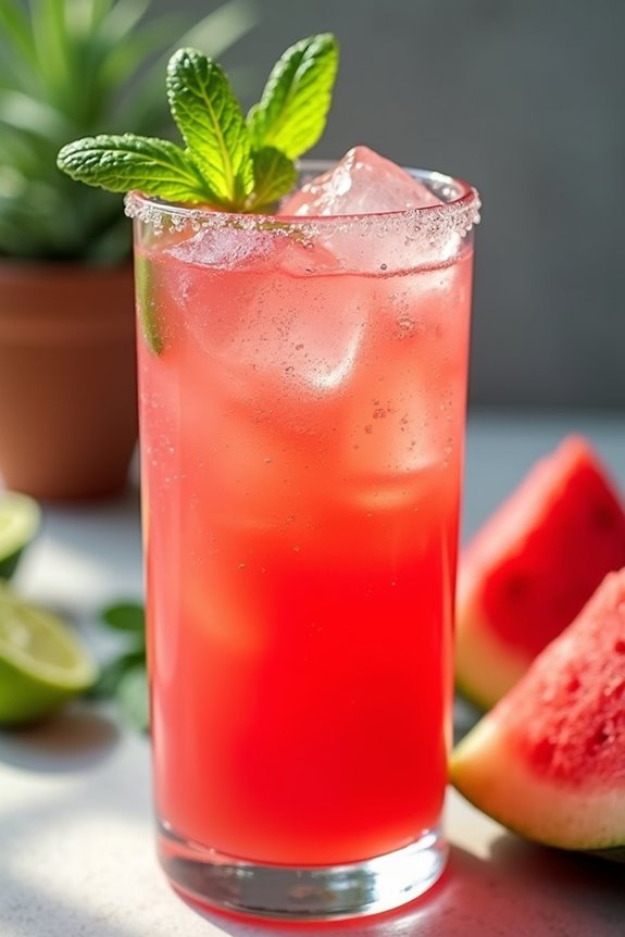 refreshing watermelon lime juice