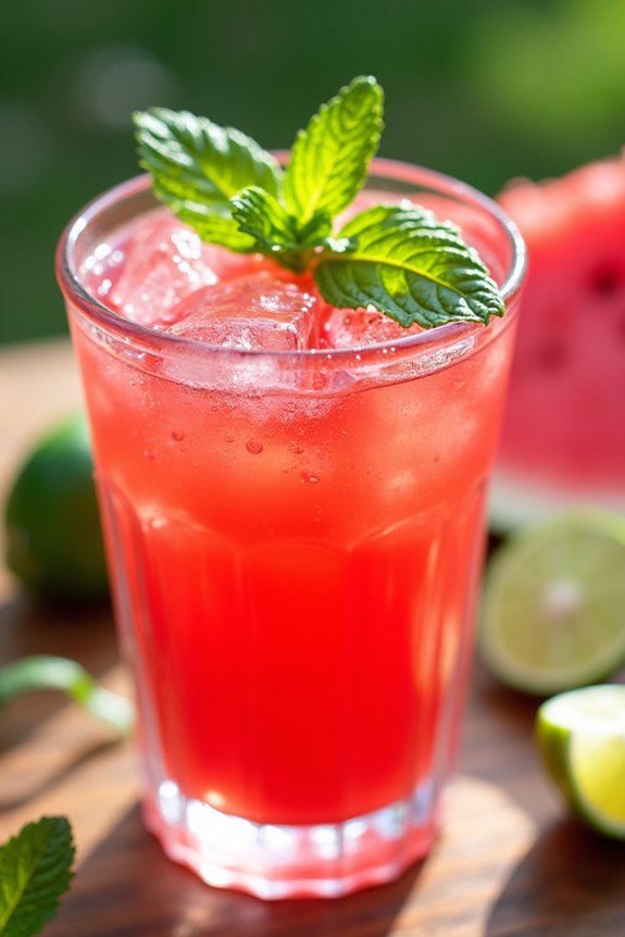 refreshing watermelon lime juice