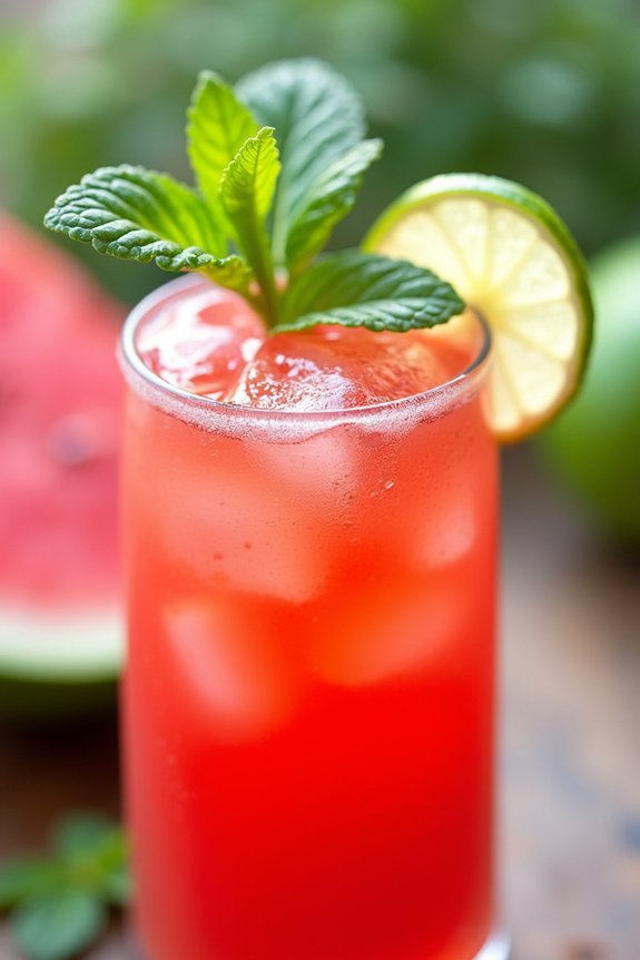 refreshing watermelon lime juice