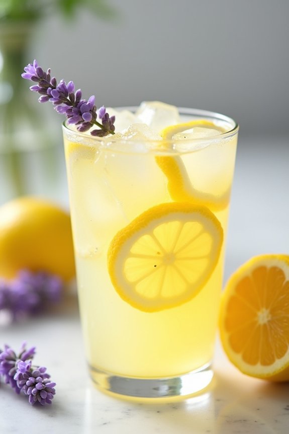 rejuvenating honey lavender lemonade