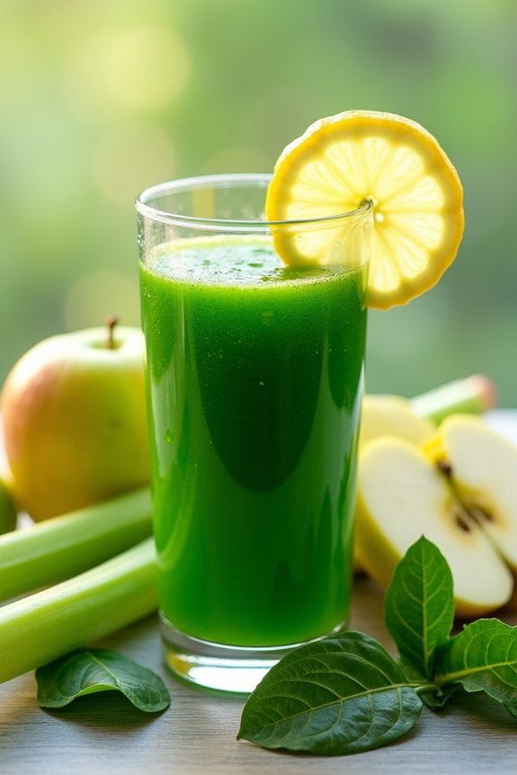 revitalizing apple celery juice
