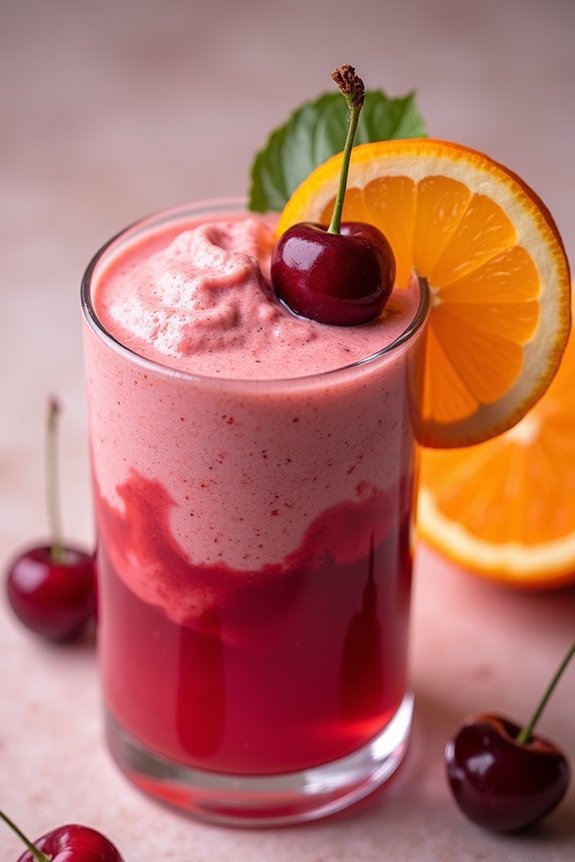 revitalizing cherry citrus smoothie