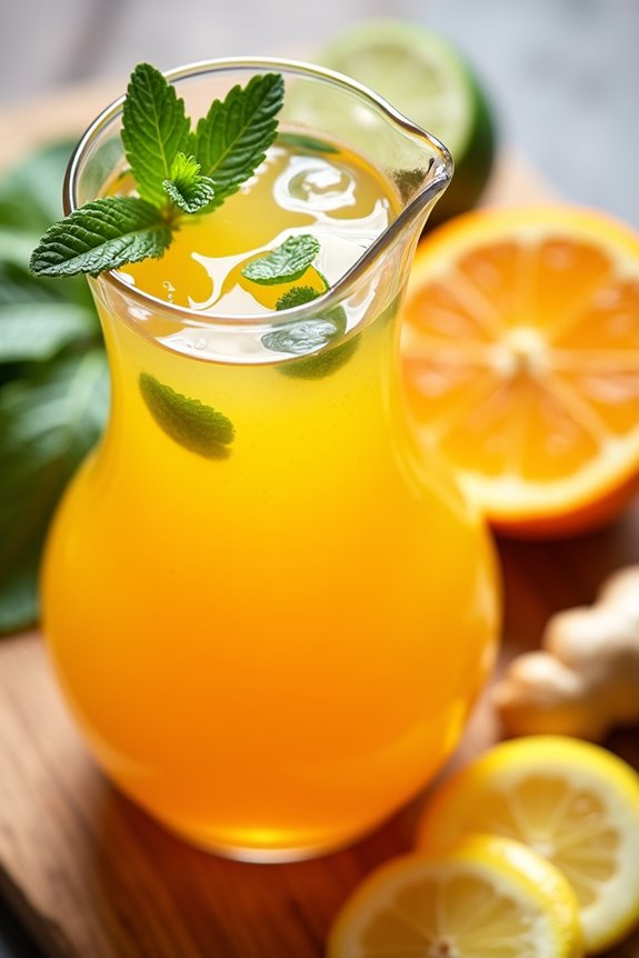 revitalizing citrus juice blend