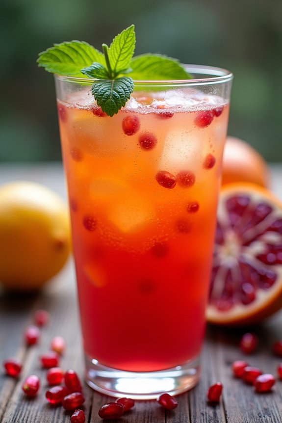 revitalizing citrus pomegranate juice