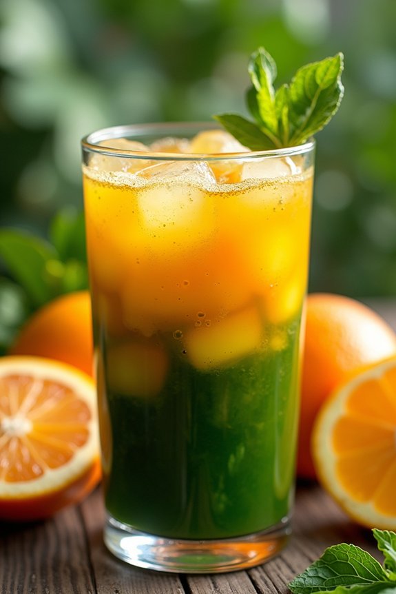 revitalizing citrus vegetable juice
