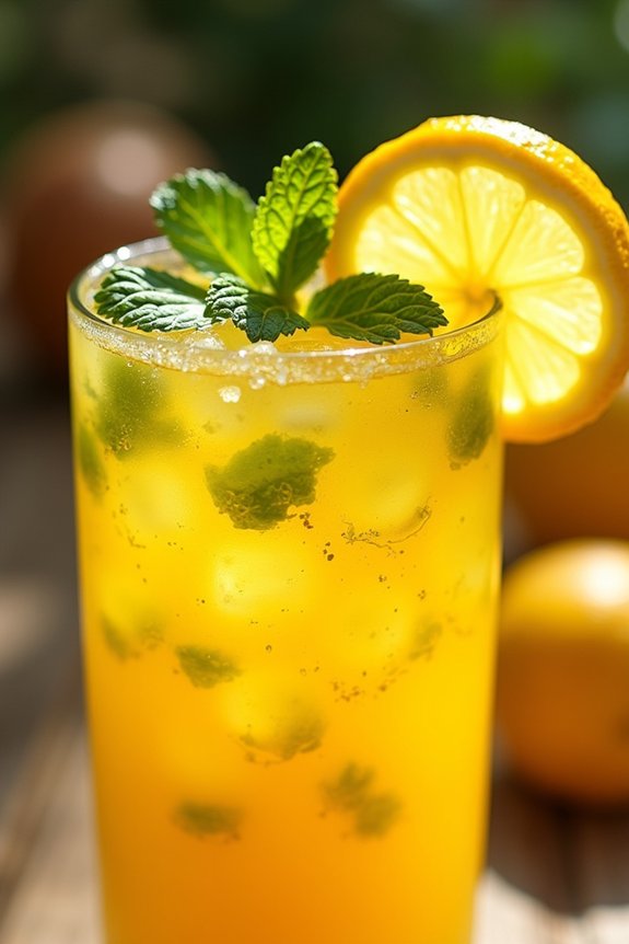 revitalizing coconut turmeric lemonade
