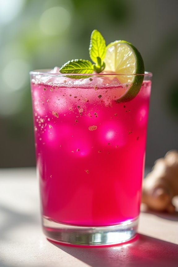 revitalizing dragon fruit beverage
